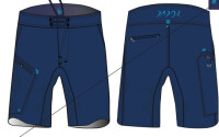 Drydor Quantum Boardshorts Men twilight blue L