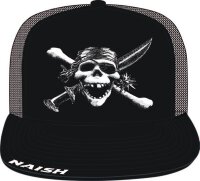 Naish Headwear Skull Trucker Cap - Black