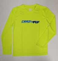 Crazy Fly QuickDry Lycra LS Lime Green M