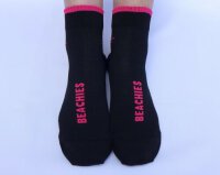 Protection Schnittschutz Socken Beachies schwarz/pink...