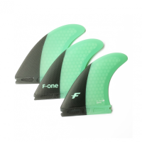 F-One Surf Thruster Set F-One Flow M Carbon - Mint