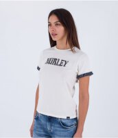 Hurley W Oceancare Contrasted Ss Tee S weiss