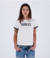 Hurley W Oceancare Contrasted Ss Tee L weiss