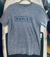 Hurley M Oceancare Outline Textured Ss Tee S blau