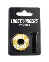 Loose Riders Just Send It Stem Cap  Gold