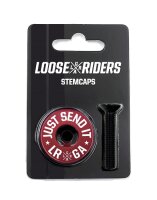 Loose Riders Send It Lrga Stem Cap  Red