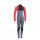 ION Wetsuit Capture 4/3 Front Zip Junior Steel Blue/Red/Black 2024