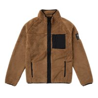 Mystic Dts Teddy Zip Thru Sweat 2024 Slate Brown L